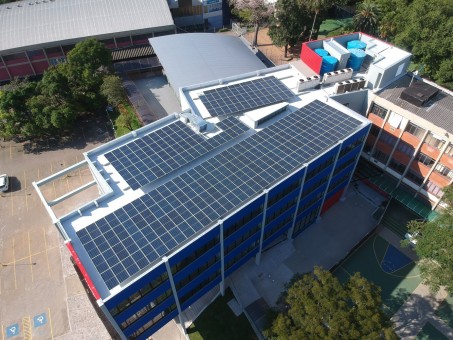 La Salle POA - Painéis solares